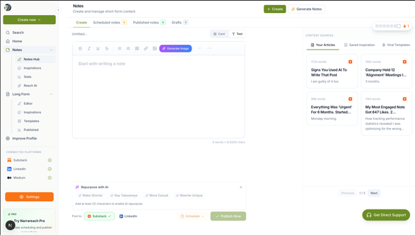 How to Grow on Substack: Schedule Notes, Cross-Post, and Build Owned Audience